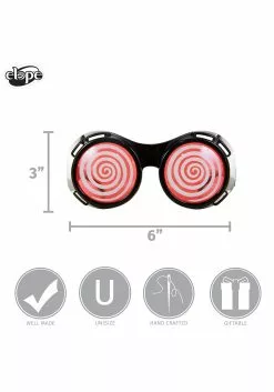 Elope X-Ray Goggles Black & Red -Disguise Store black red x ray goggles alt 4