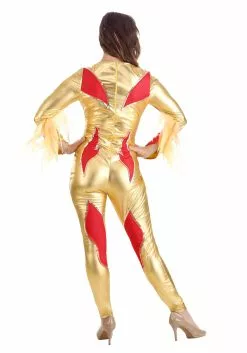 Fun Costumes Womens Blades Of Glory Fire Jumpsuit Costume -Disguise Store blades of glory female fire jumpsuit alt 3
