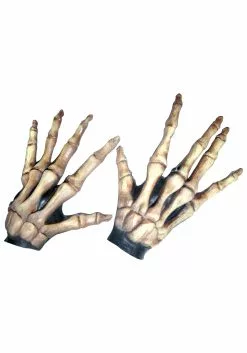 Ghoulish Productions Large Bone Colored Skeleton Hands