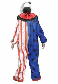 Fun World Kids Evil Clown Costume -Disguise Store boys evil clown costume back