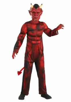 LF Products Pte. Ltd. Brawny Devil Kid's Costume -Disguise Store brawny devil costume for kids alt 2