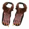 Fun World Brown Werewolf Shoe Covers -Disguise Store brown werewolf shoe covers
