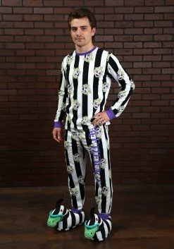 Cakeworthy Adult Beetlejuice PJ Set