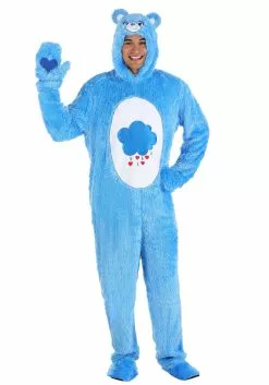 Fun Costumes Care Bears Classic Adult Grumpy Bear Costume -Disguise Store care bears adult classic grumpy bear costume alt 8