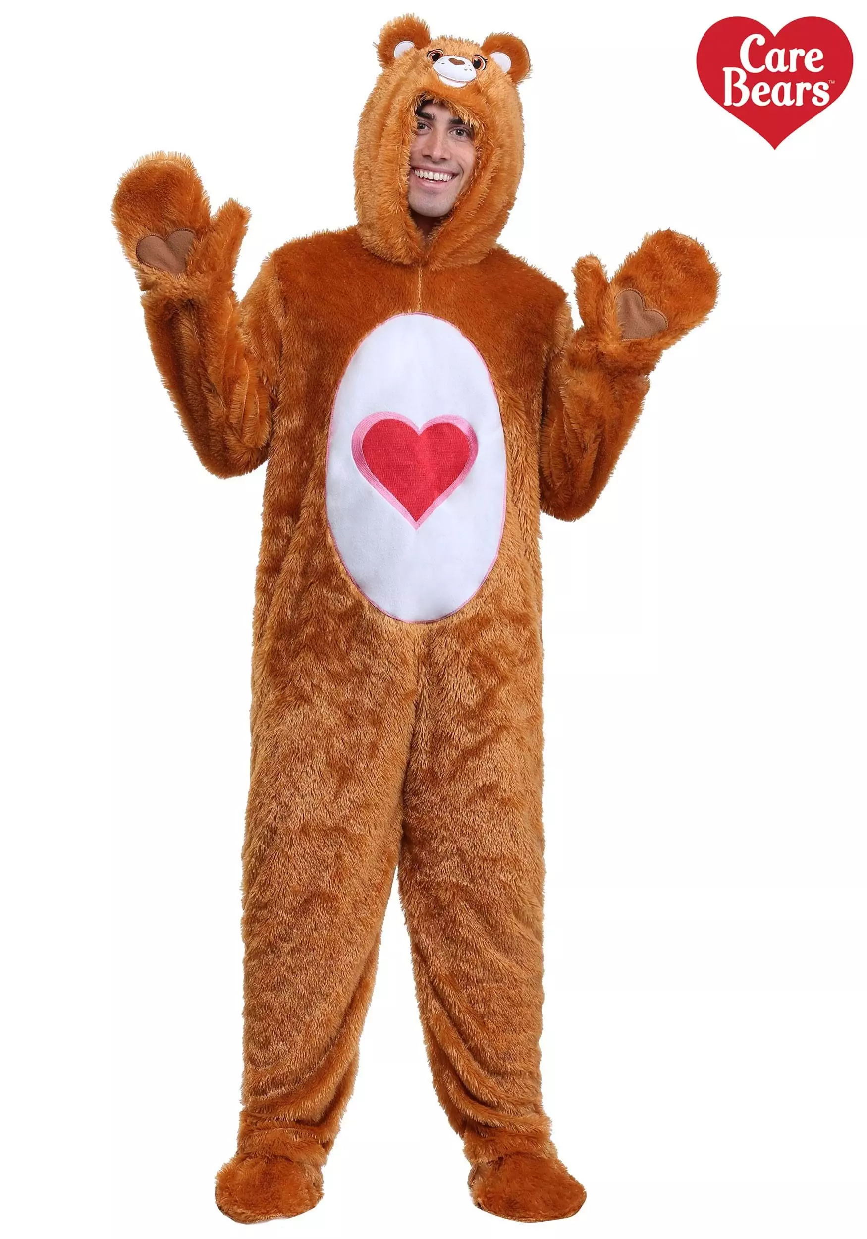 Fun Costumes Care Bears Adult Classic Tenderheart Bear Costume 3 Fun Costumes Care Bears Adult Classic Tenderheart Bear Costume