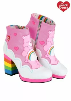 Dongguan Pei Feng Shoes Co., Ltd. Care Bears Ankle Boots: Cheer Bear -Disguise Store care bears cheer bear ankle boots alt 9