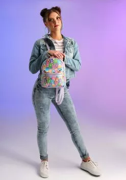 OMG Handbags Care Bears All Over Print Mini Backpack -Disguise Store care bears classic all over print mini backpack alt 12