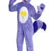 Fun Costumes Bright Heart Raccoon Adult Care Bears Costume -Disguise Store care bears cousins adult bright heart raccoon costume