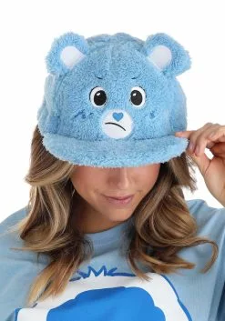 Elope Care Bears Grumpy Bear Fuzzy Cap -Disguise Store care bears grumpy bear fuzzy cap alt 1