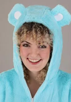 Fun Costumes Care Bears Deluxe Bedtime Bear Hoodie Women's Costume -Disguise Store care bears womens deluxe bedtime bear alt 1