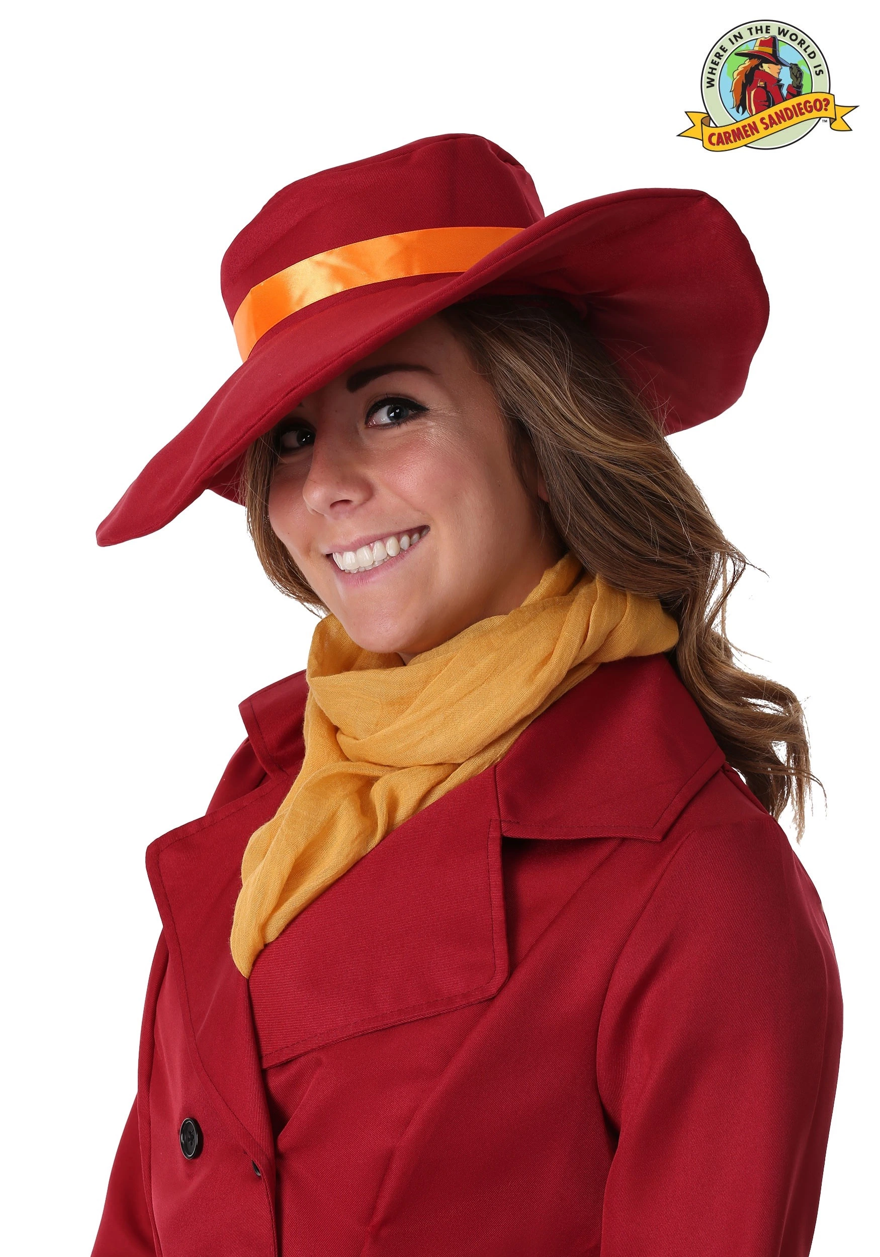 Fun Costumes Carmen Sandiego Scarf Accessory For Women 4 Fun Costumes Carmen Sandiego Scarf Accessory For Women - Image 2