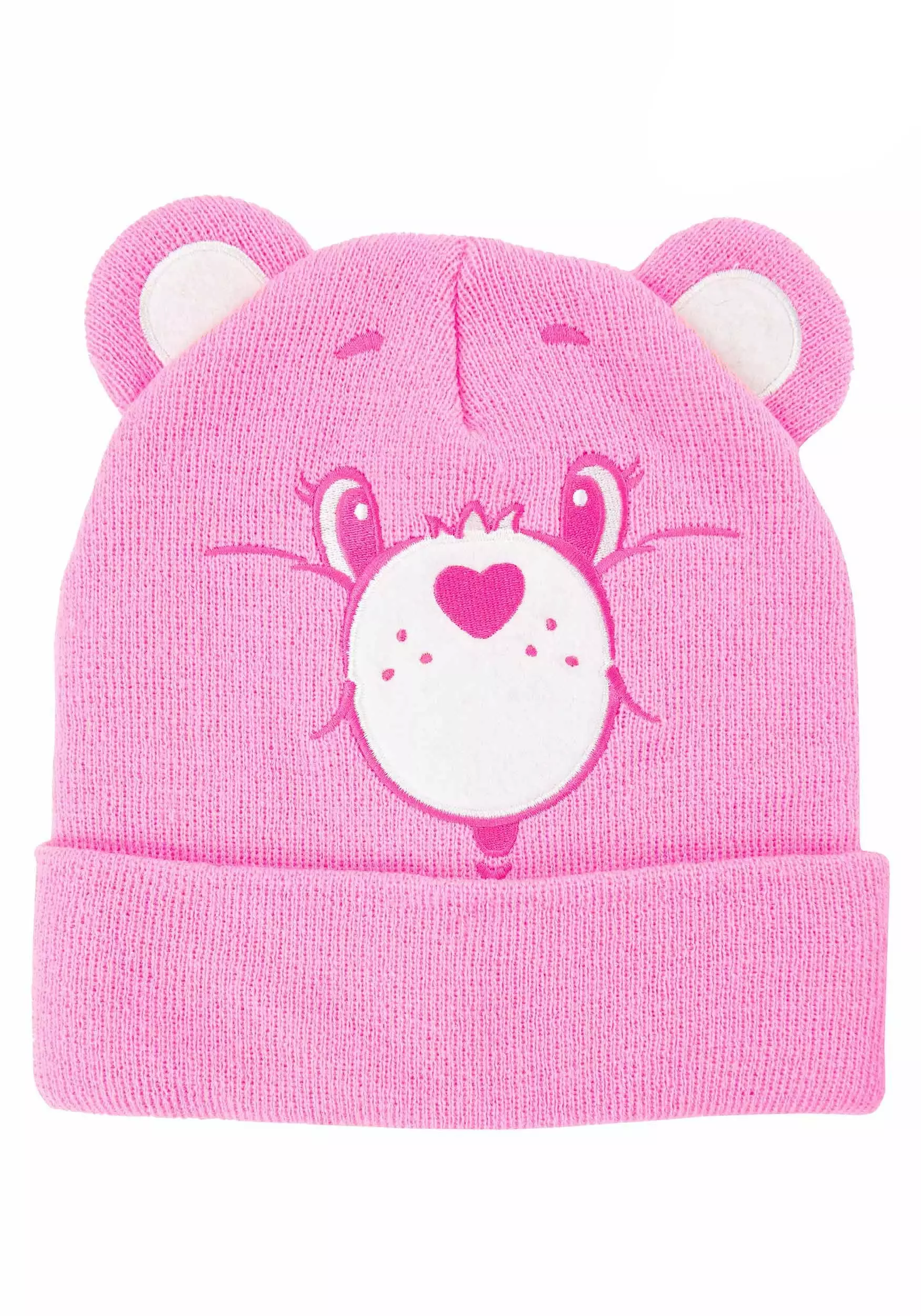 Elope Care Bears Cheer Bear Knit Hat For Adults 4 Elope Care Bears Cheer Bear Knit Hat For Adults - Image 2