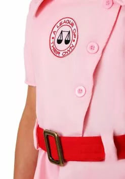 Fun Costumes A League Of Their Own Dottie Girls Costume -Disguise Store child a league of their own dottie costume alt 4