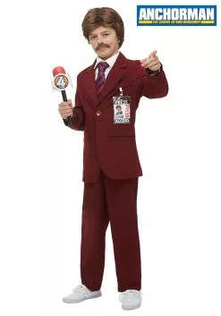 Fun Costumes Child Anchorman Ron Burgundy Costume