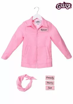 Fun Costumes Child Authentic Pink Ladies Jacket Costume 7 Fun Costumes Child Authentic Pink Ladies Jacket Costume -Disguise Store child authentic pink ladies jacket alt 2