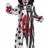 Fun World Bleeding Killer Clown Kid's Costume 2 Fun World Bleeding Killer Clown Kid's Costume -Disguise Store child bleeding killer clown costume
