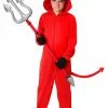 SR Trading Devil Jumpsuit Costume For Kids