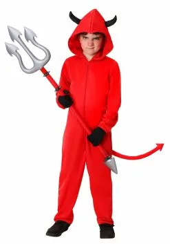 SR Trading Devil Jumpsuit Costume For Kids