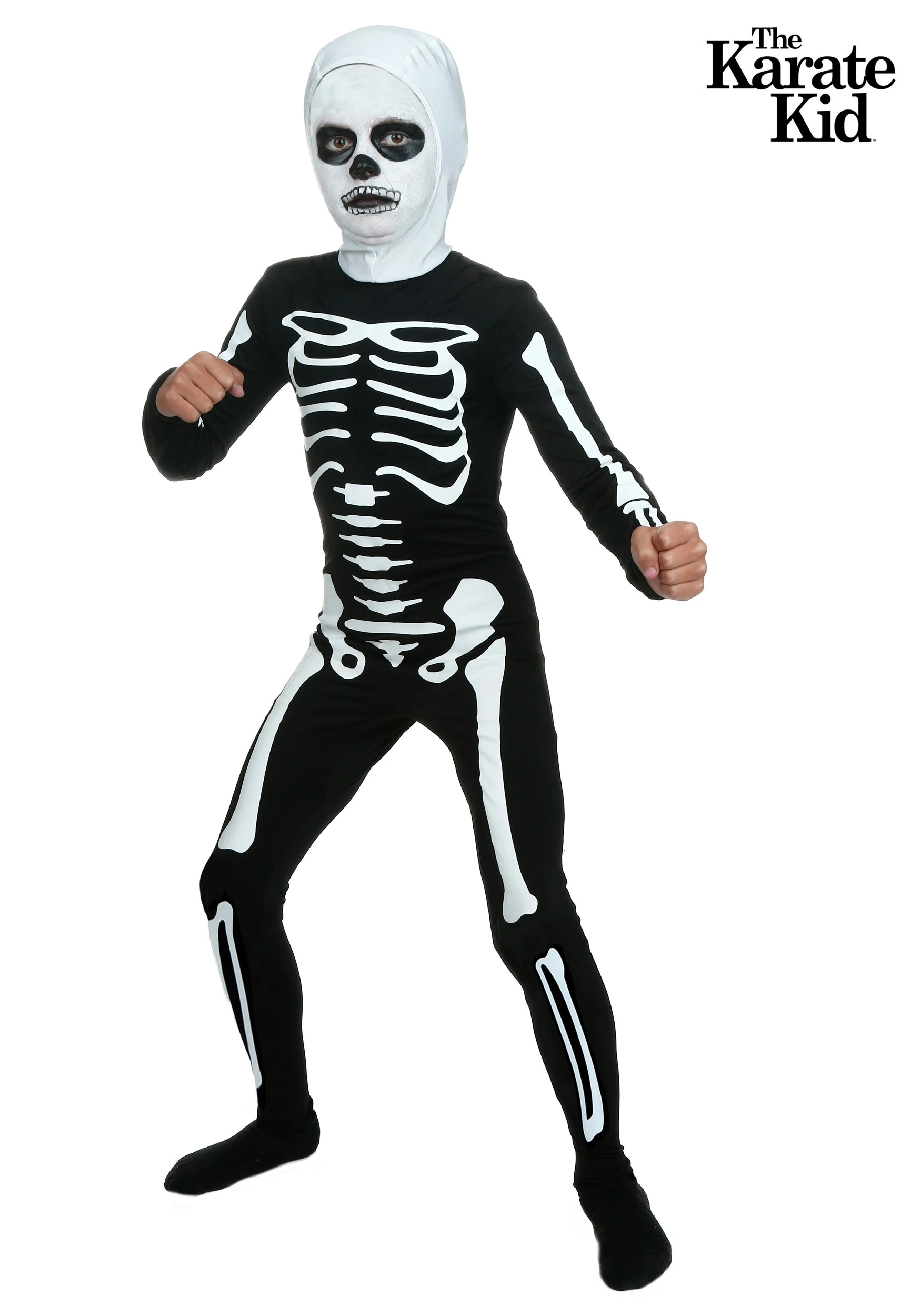 Fun Costumes Karate Kid Skeleton Suit Costume For Kids 3 Fun Costumes Karate Kid Skeleton Suit Costume For Kids