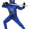 Charades Child Ninja Avengers Series II Blue Costume -Disguise Store child ninja avengers series ii blue costume