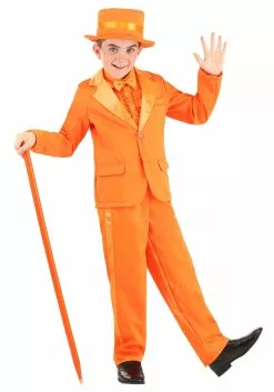 Fun Costumes Kids Orange Tuxedo Costume