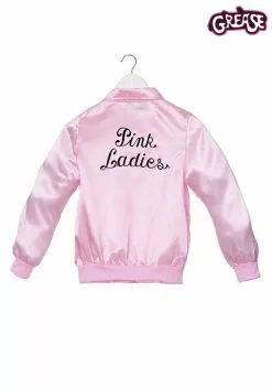 Fun Costumes Girl's Grease Pink Ladies Costume Jacket -Disguise Store child pink ladies jacket alt 6
