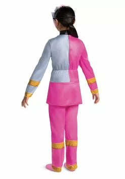 Disguise Power Rangers Dino Fury Pink Ranger Costume For Kids -Disguise Store child power rangers dino fury pink ranger costume alt 7