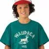 Rubies Costume Co. Inc Stranger Things Dustin Waupaca Shirt For Kids -Disguise Store child stranger things dustin waupaca shirt