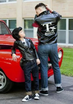 Fun Costumes Kids Grease T-Birds Jacket Costume -Disguise Store child t birds jacket alt 2