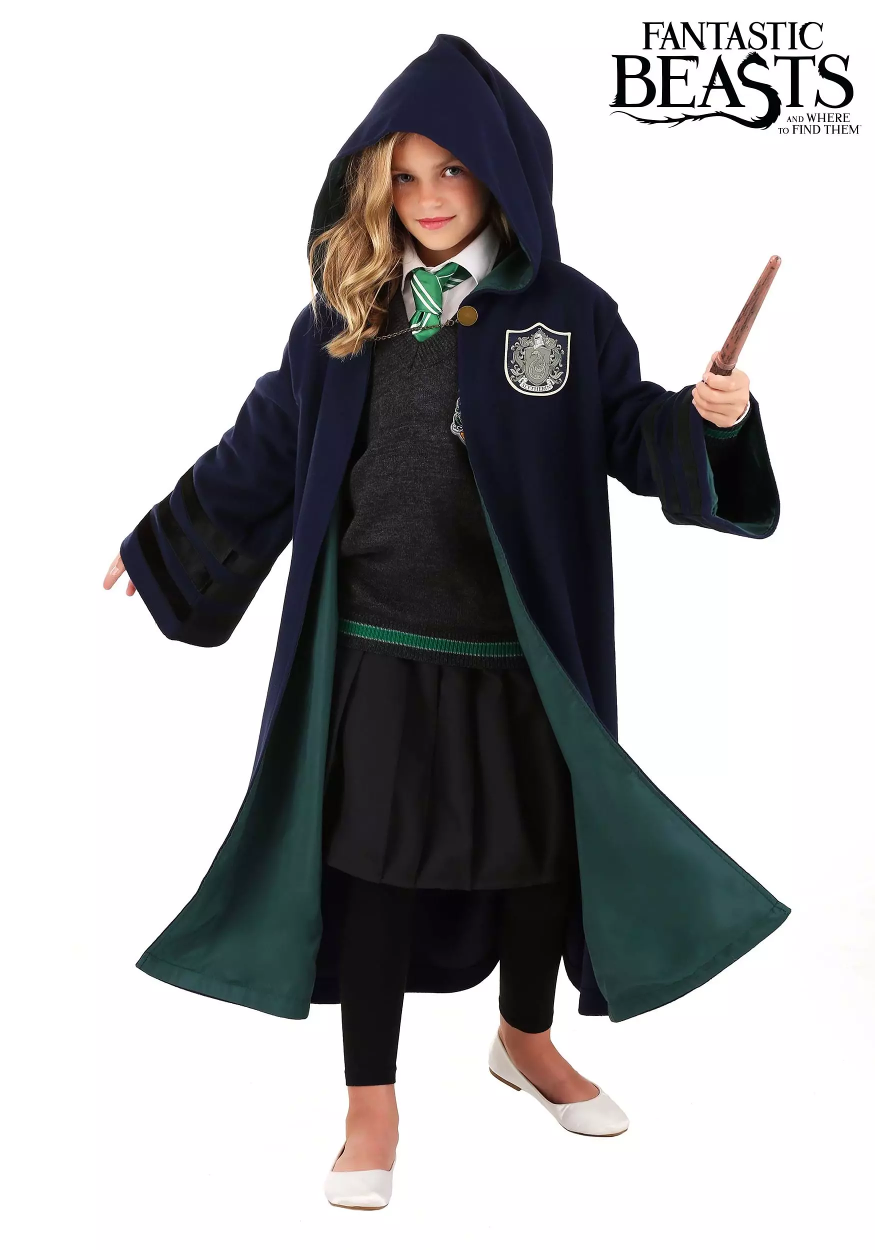 Elope Harry Potter Vintage Slytherin Robe For Children 3 Elope Harry Potter Vintage Slytherin Robe For Children