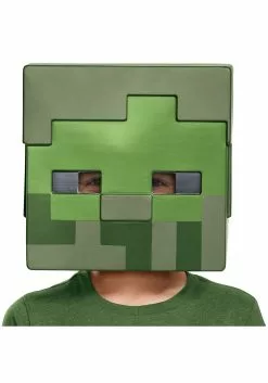 Disguise Minecraft Child Zombie Half Mask