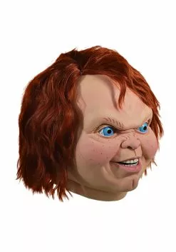 TRICK OR TREAT STUDIOS Child's Play 2 Evil Chucky Mask -Disguise Store childs play 2 evil chucky mask alt 2