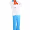 Jerry Leigh Classic Scooby Doo Fred Costume For Men -Disguise Store classic scooby doo mens fred costume update 1