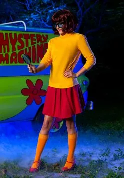 Jerry Leigh Plus Size Classic Scooby-Doo Velma Costume -Disguise Store classic scooby doo velma plus size costume alt 3