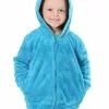 Freeze Cookie Monster Sesame Street Faux Fur Unisex Hoodie Costume
