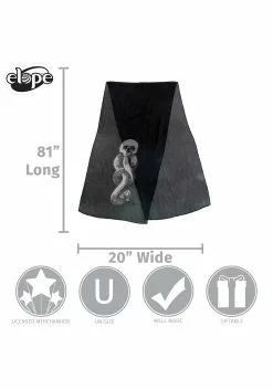 Elope Voldemort Dark Mark Lightweight Scarf -Disguise Store dark mark lightweight scarf alt 3
