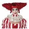 California Costume Collection Dark Red Creepy Clown Wig -Disguise Store dark red creepy clown wig