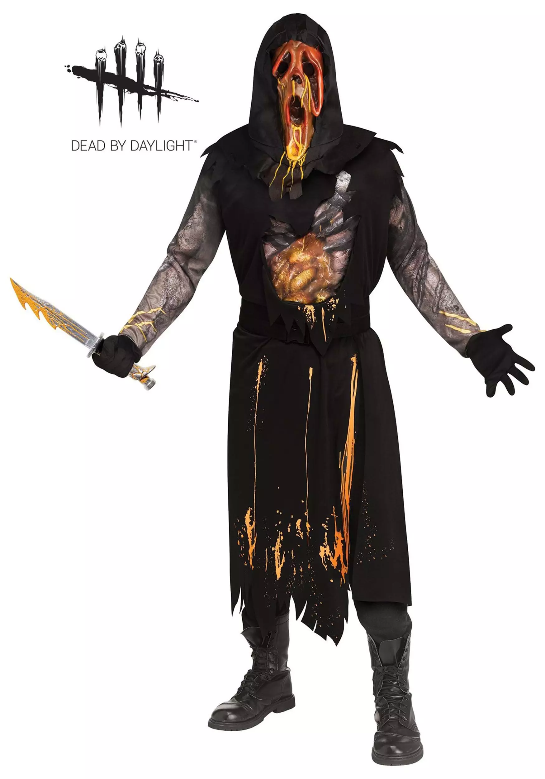 Fun World Dead By Daylight Scorched Ghost Face Costume For Adults 3 Fun World Dead By Daylight Scorched Ghost Face Costume For Adults