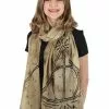 Elope Harry Potter | Deathly Hallows Lightweight Scarf -Disguise Store deathly hallows lightweight scarf