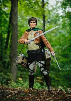 Fun Costumes Eren Jaeger Attack On Titan Deluxe Costume -Disguise Store deluxe attack on titan eren jaeger costume alt2
