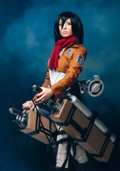 Fun Costumes Attack On Titan Mikasa Deluxe Costume 14 Fun Costumes Attack On Titan Mikasa Deluxe Costume -Disguise Store deluxe attack on titan mikasa costume alt 2