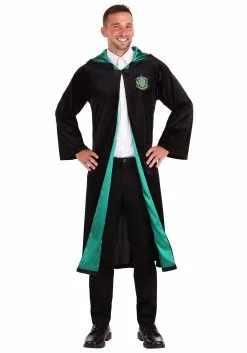 Jerry Leigh Deluxe Harry Potter Slytherin Adult Plus Size Robe Costume -Disguise Store deluxe harry potter adult plus size slytherin robe costume