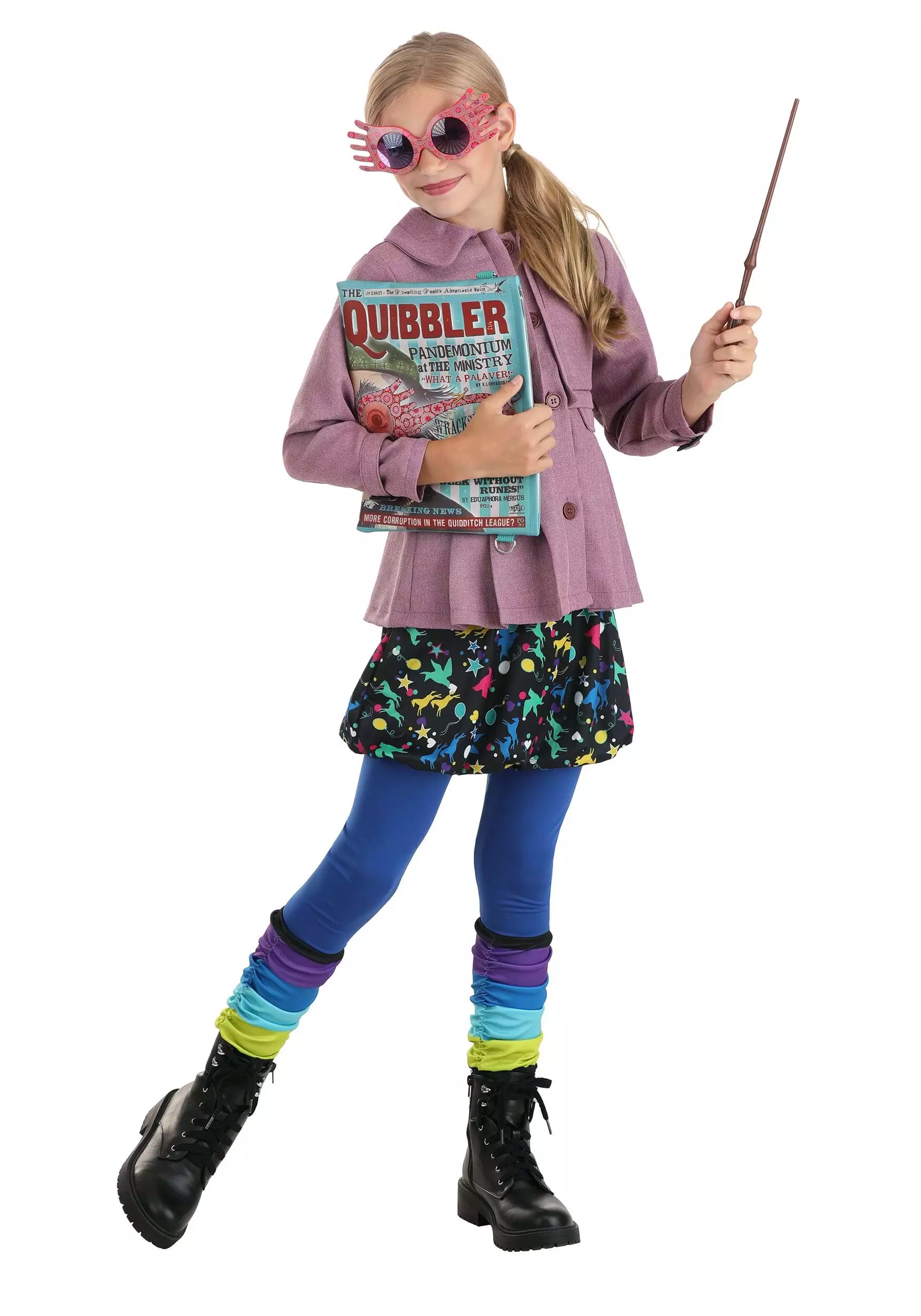 Jerry Leigh Harry Potter Deluxe Luna Lovegood Child Costume 3 Jerry Leigh Harry Potter Deluxe Luna Lovegood Child Costume