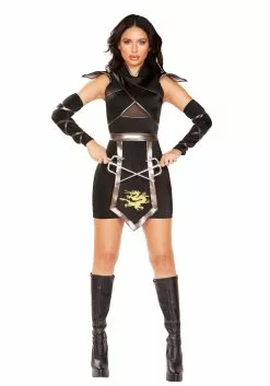 Roma Women's Deluxe Sexy Ninja Warrior Costume