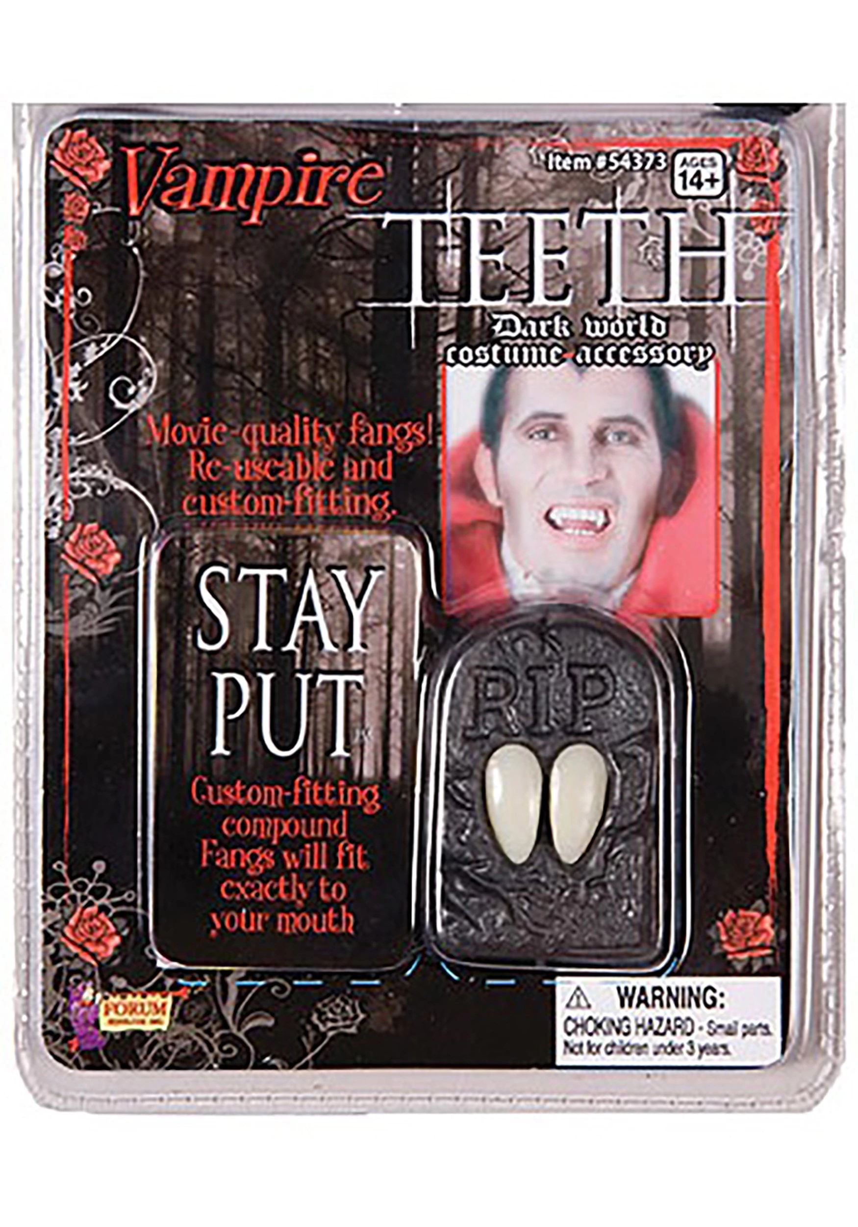 Forum Novelties, Inc Discount Vampire Teeth 3 Forum Novelties, Inc Discount Vampire Teeth