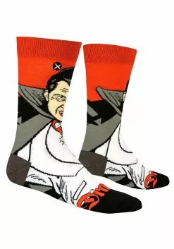 Odd Sox Dracula Crew Straight Socks For Adults -Disguise Store dracula crew straight socks alt 4