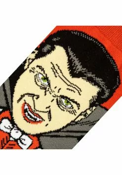 Odd Sox Dracula Crew Straight Socks For Adults -Disguise Store dracula crew straight socks alt 5