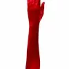 Fun Costumes Elbow Length Red Gloves 1 Fun Costumes Elbow Length Red Gloves -Disguise Store elbow length red gloves