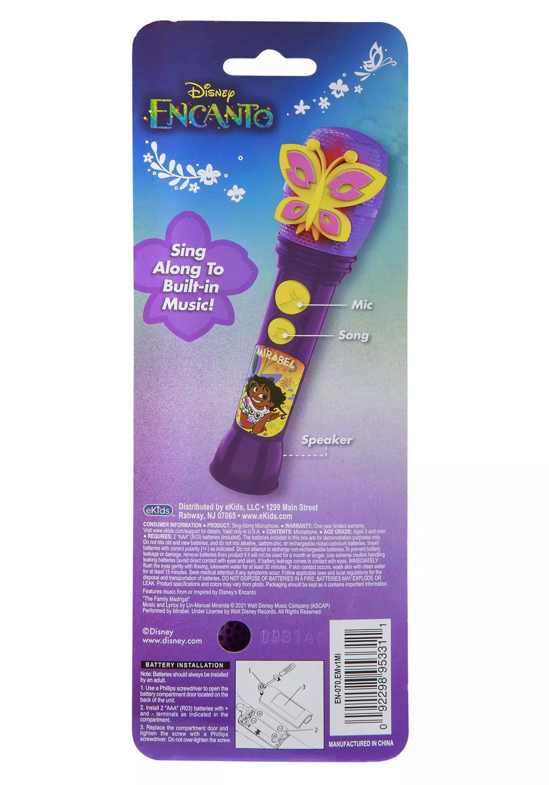 Kid Designs Mirabel Encanto Microphone 9 Kid Designs Mirabel Encanto Microphone - Image 7