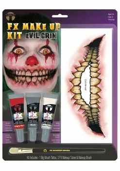 Tinsley Transfers Evil Clown FX Tattoo Kit